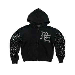 MIXED EMOTION PEARL ZIP HOODIE – BLUE CITY NYC