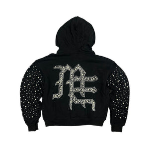 トップス Diante PIGMENT MESSAGE SWEAT HOODIE MIXED EMOTION PEARL ZIP HOODIE – BLUE CITY NYC