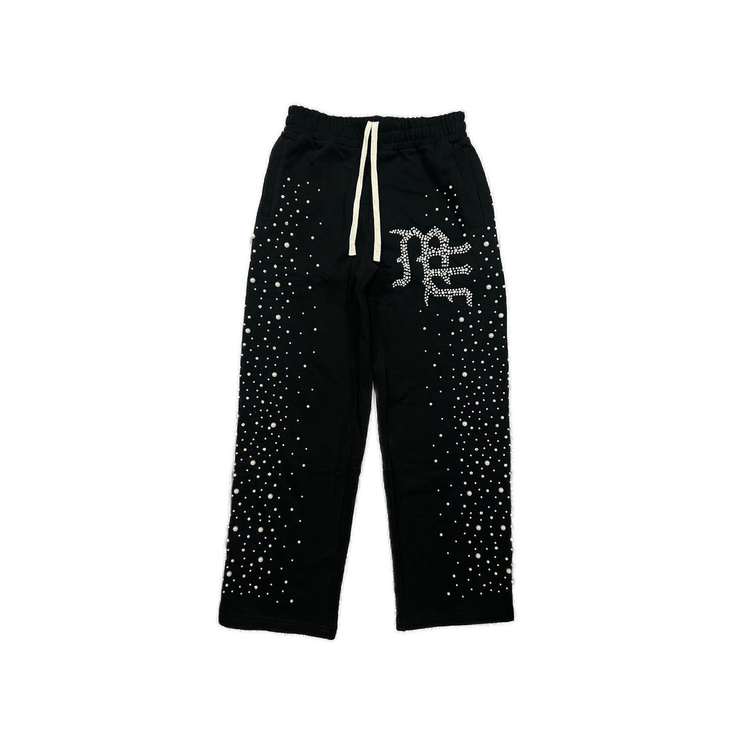 MIXED EMOTION PEARL FLARE SWEATPANTS – BLUE CITY NYC