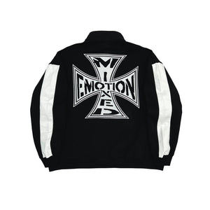 MIXED EMOTION QUARTER ZIP JACKET – BLUE CITY NYC