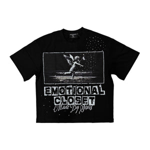 その他 SALSATION ASYMMETRIC TSHIRT MIXED EMOTION SCAR T-SHIRT – BLUE CITY NYC