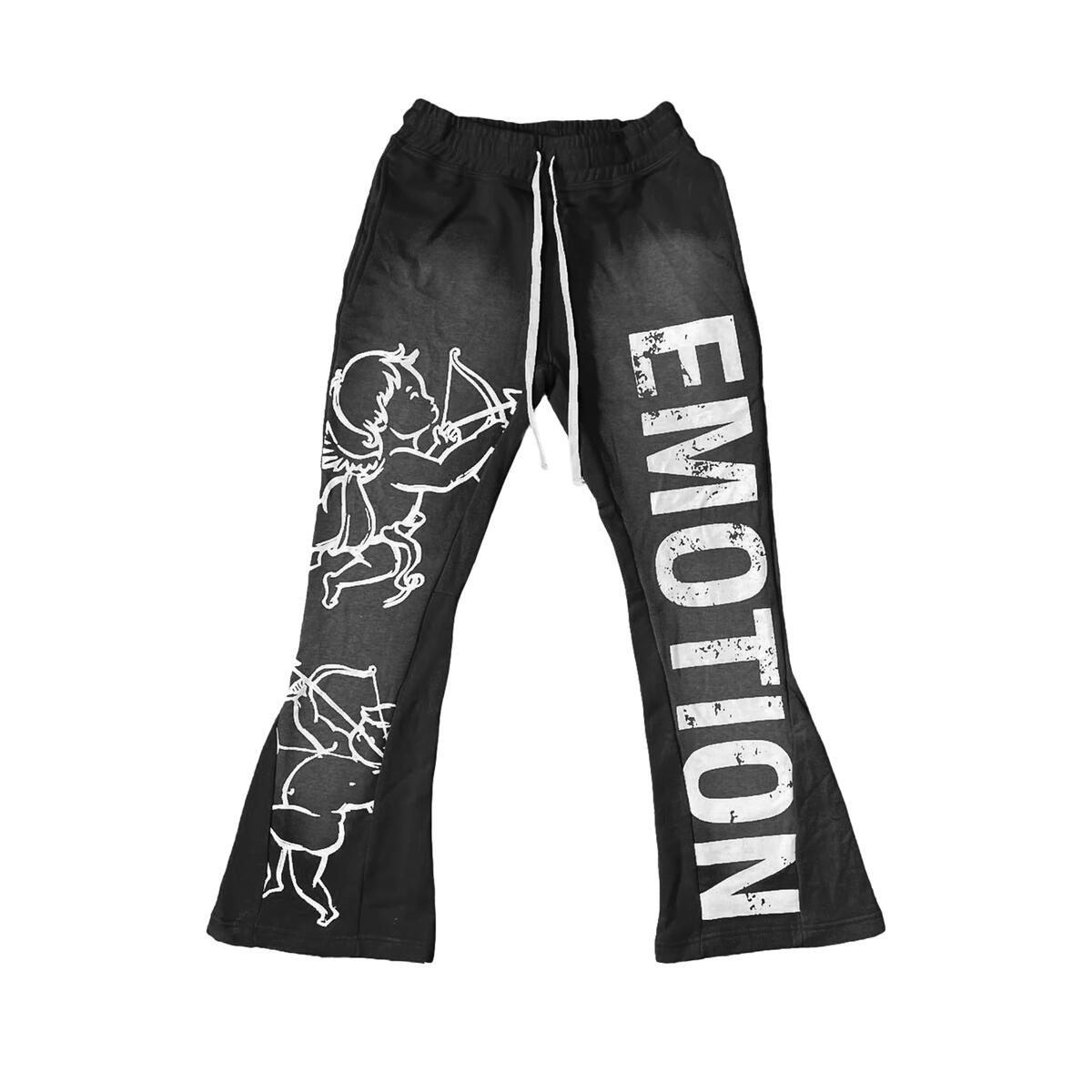 MIXED EMOTION CUPID FLARE SWEATPANTS – BLUE CITY NYC
