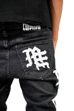 Load image into Gallery viewer, MIXED EMOTION MONOGRAM JEANS