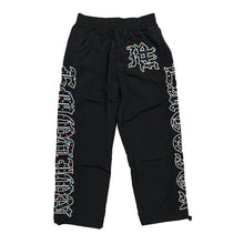 Load image into Gallery viewer, MIXED EMOTION RHINESTONE NYLON PANTS