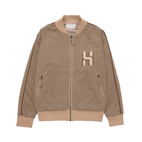 HONOR THE GIFT NOVELTY KNIT TRACK JACKET