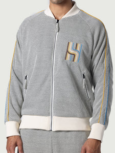 HONOR THE GIFT NOVELTY KNIT TRACK JACKET (HTG240361)