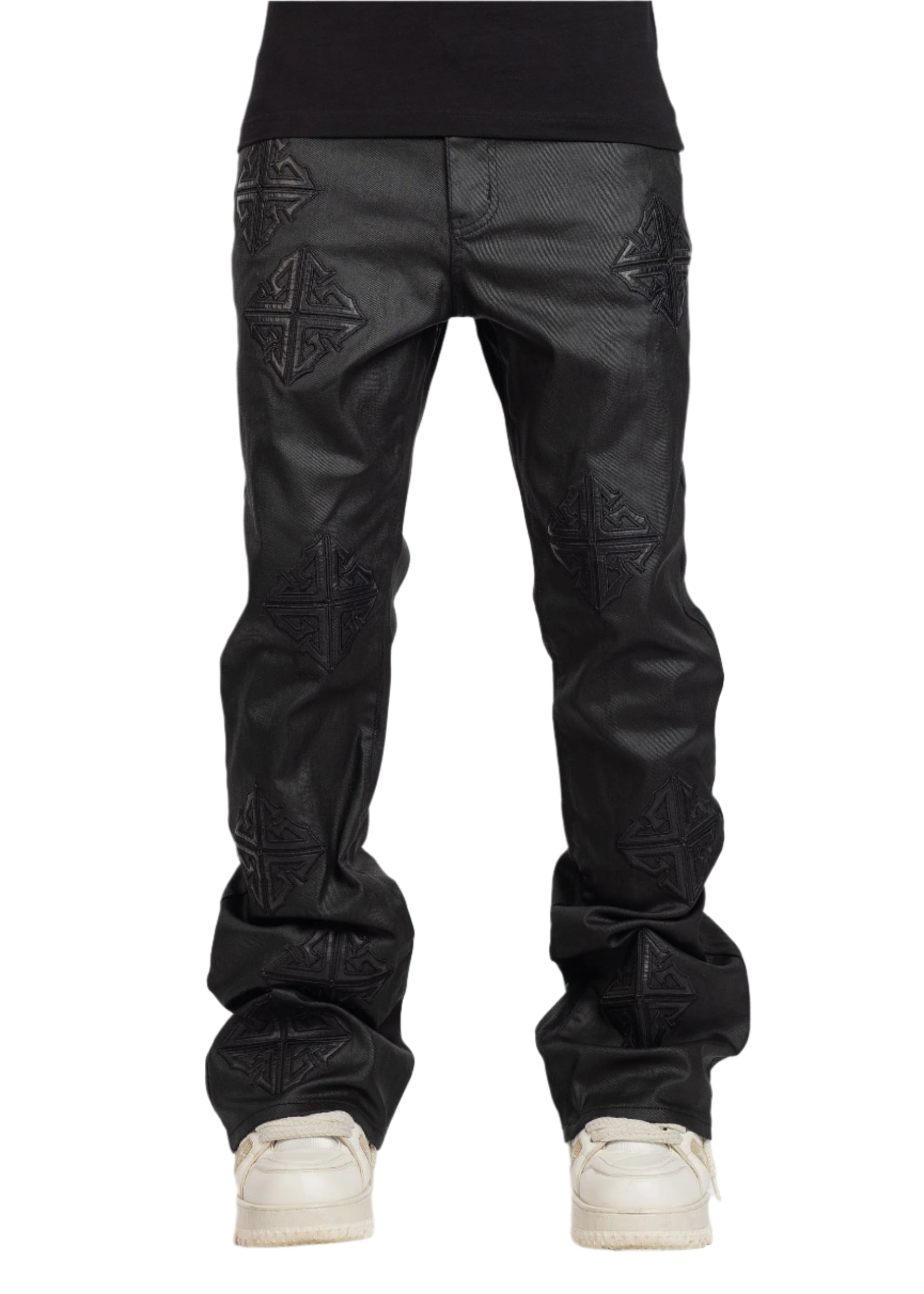 パンツ GUAPI / Obsidian Black Icon Flared Denim Obsidian-Black-Icon-Flared-