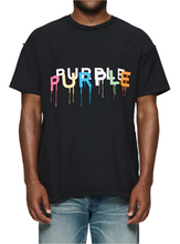 Load image into Gallery viewer, PURPLE BRAND PAINTED WORDMARK TEE