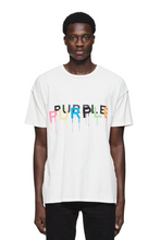 Load image into Gallery viewer, PIURPLE BRAND PAINTED WORDMARK TEE