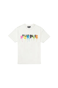 PIURPLE BRAND PAINTED WORDMARK TEE