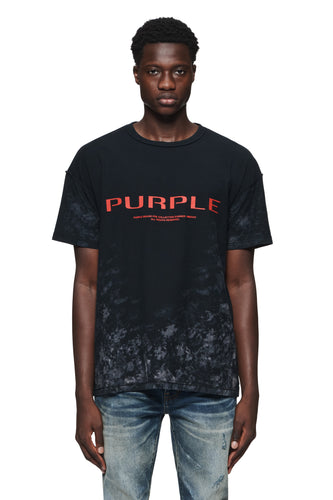 PURPLE BRAND TEXTURED INSIDE OUT SS  TEE