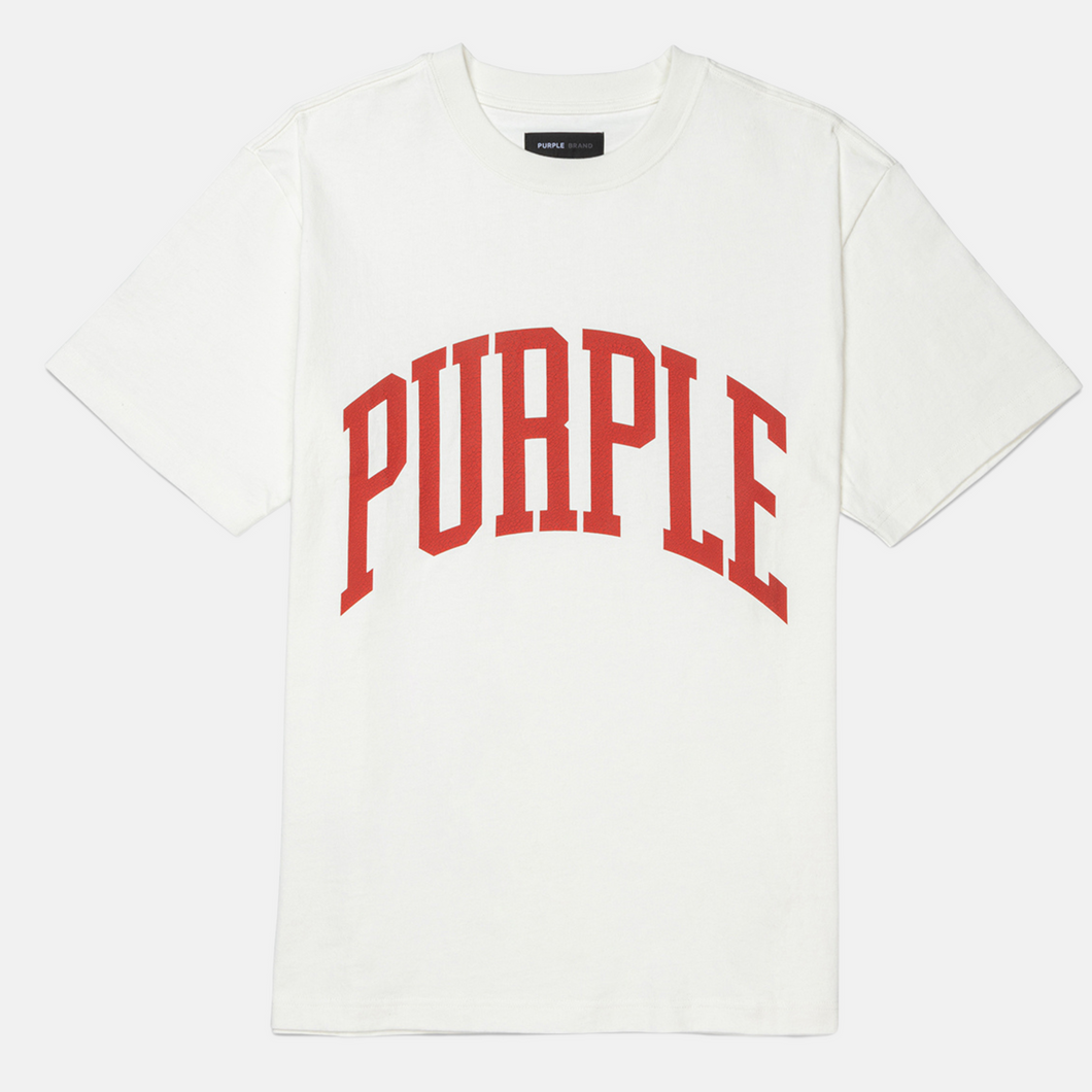 PURPLE BRAND COCONUT MILK COLLEGIATE TEE