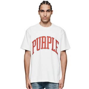 PURPLE BRAND COCONUT MILK COLLEGIATE TEE