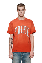 Load image into Gallery viewer, PURPLE BRAND RED COLLEGIATE TEE