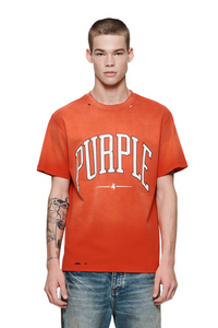 PURPLE BRAND RED COLLEGIATE TEE