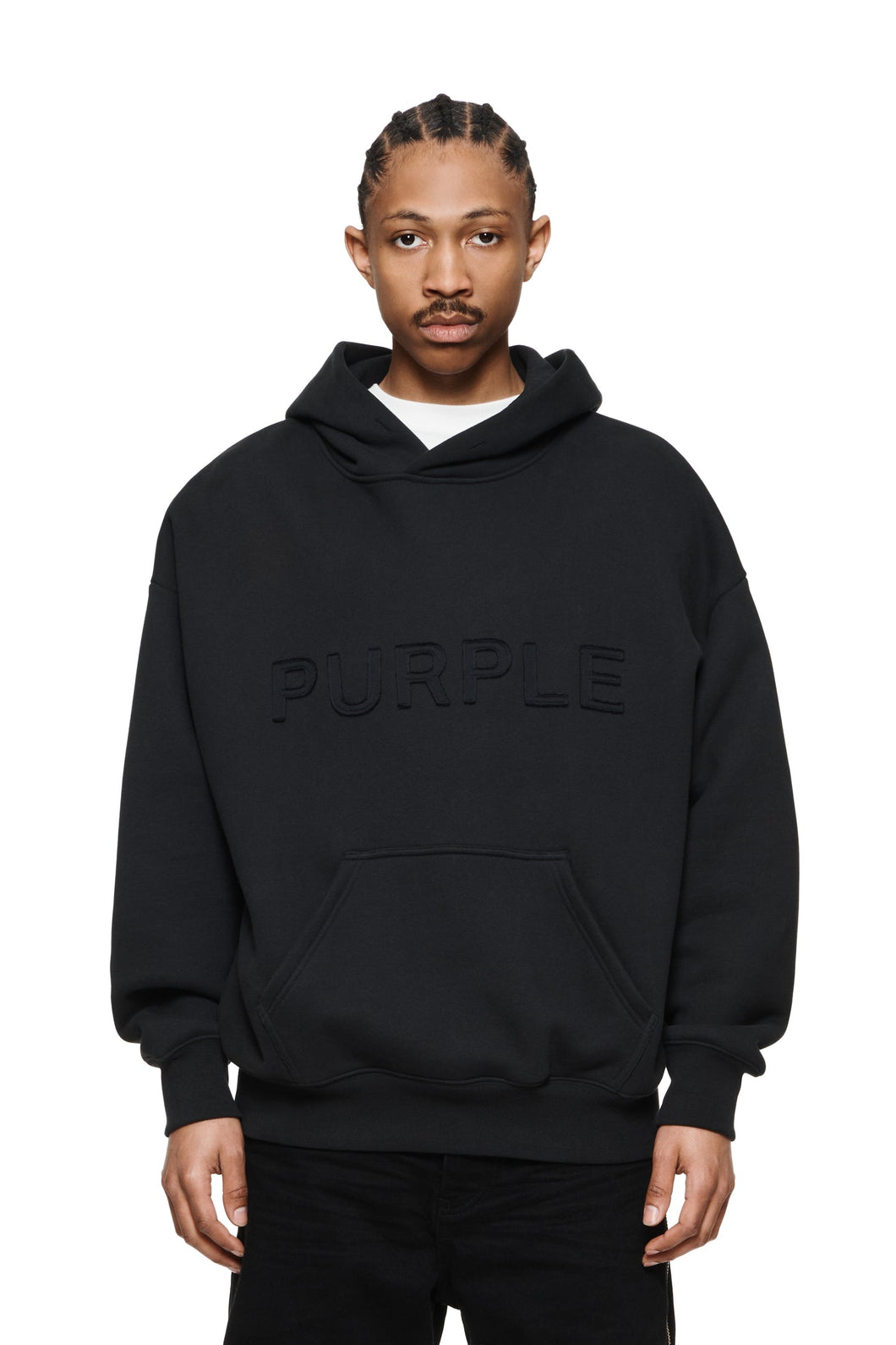 PURPLE BRAND HWT FLEECE PO HOODIE