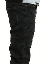 Load image into Gallery viewer, PURPLE BRAND BEADED EMBROIDERY JEANS