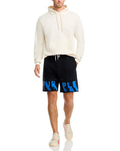 Load image into Gallery viewer, PURPLE BRAND PAINTED FLEECE SHORTS