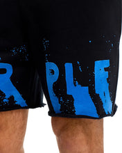 Load image into Gallery viewer, PURPLE BRAND PAINTED FLEECE SHORTS