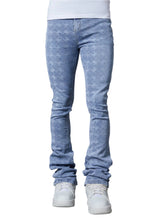 Load image into Gallery viewer, PAIN LAB LASER DISTFESSED STACKED DENIM JEANS