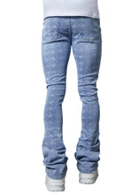 Load image into Gallery viewer, PAIN LAB LASER DISTFESSED STACKED DENIM JEANS