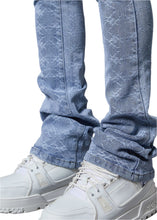 Load image into Gallery viewer, PAIN LAB LASER DISTFESSED STACKED DENIM JEANS