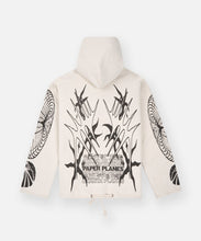 Load image into Gallery viewer, PAPER PLANE ASTERISK REVERSE PULL OVER HOODIE