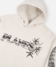 Load image into Gallery viewer, PAPER PLANE ASTERISK REVERSE PULL OVER HOODIE