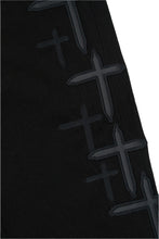 Load image into Gallery viewer, RTA BRYANT BLACK CROSS PATCHES JEANS