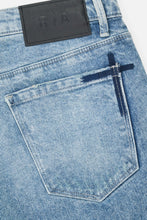 Load image into Gallery viewer, RTA BRYANT BLUE CROSS PATCHES JEANS