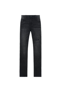 RTA N BRYANT CHARCOAL CRYSTALS JEANS