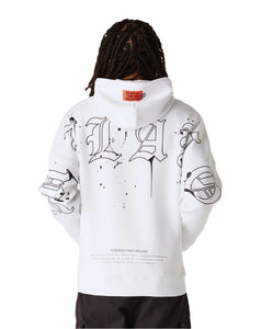 ROBERTO VINO MILANO PAINT PULL OVER HOODIE