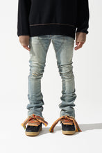 Load image into Gallery viewer, SERENEDE BRONZE STACKED JEANS