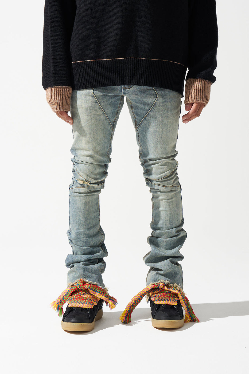 SERENEDE BRONZE STACKED JEANS