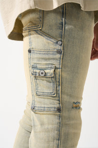 SERENEDE CEDAR STACKED JEANS