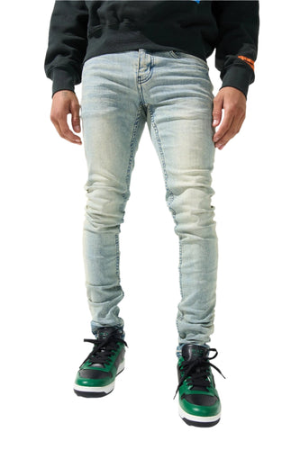 SERENEDE ESPRESSO STACKED JEANS