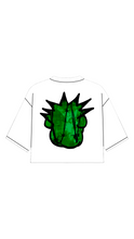 Load image into Gallery viewer, SYNDICATE BARBED LONG CROPPED CREWNECK T.SHIRT