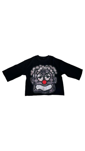 SYNDICATE BRICK CROPPED CREWNECK T.SHIRT