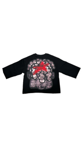 SYNDICATE BRICK CROPED CREWNECK T.SHIRT