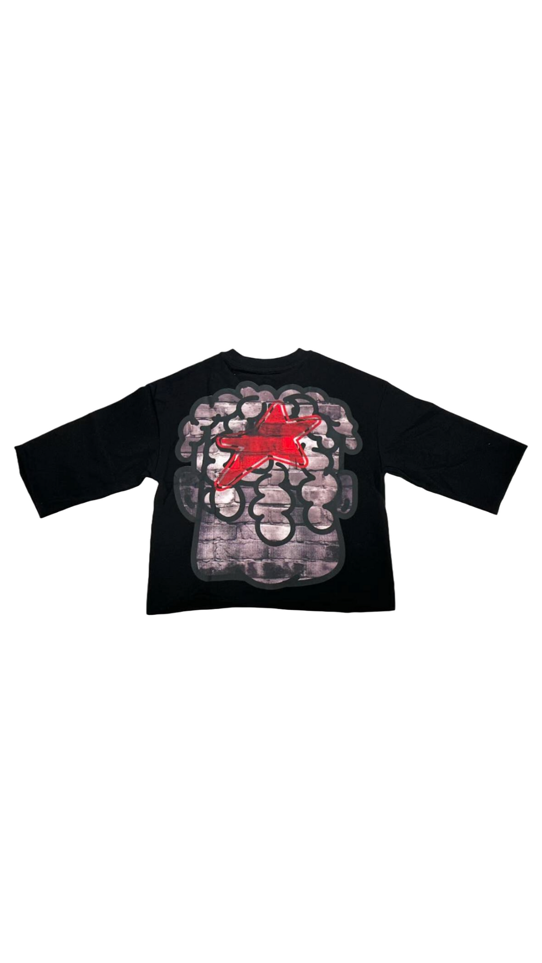 SYNDICATE BRICK CROPPED CREWNECK T.SHIRT