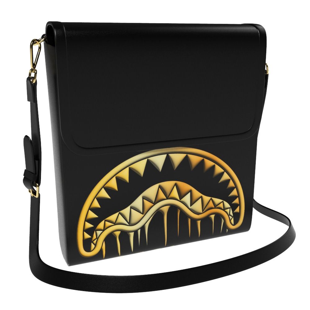 SPRAYGROUND Gold and Dangerous Messenger Bag