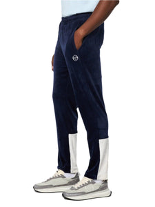 SERGIO TACCHINI FOGGIA DEBOSSED VELOUR  TRACK PANTS