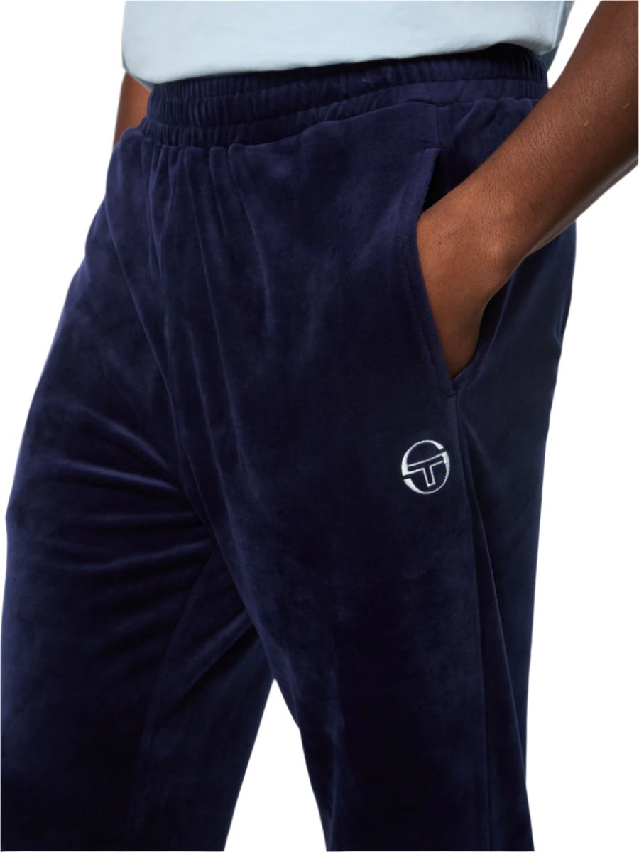 SERGIO TACCHINI FOGGIA DEBOSSED VELOUR  TRACK PANTS