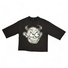 Load image into Gallery viewer, SYNDICATE  DEVIL CROPPED CREWNECK T.SHIRT