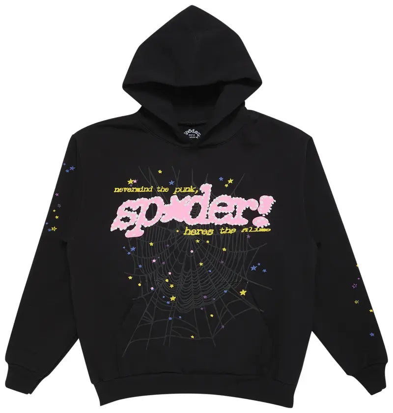 SP5DER P*NK V2 PULLOVER HOODIE