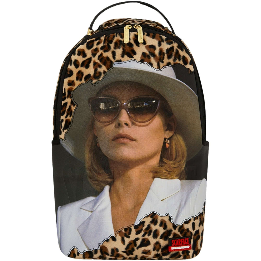 SPRAYGROUND SCARFACE ELVIRA LEOPERD BACKPACK