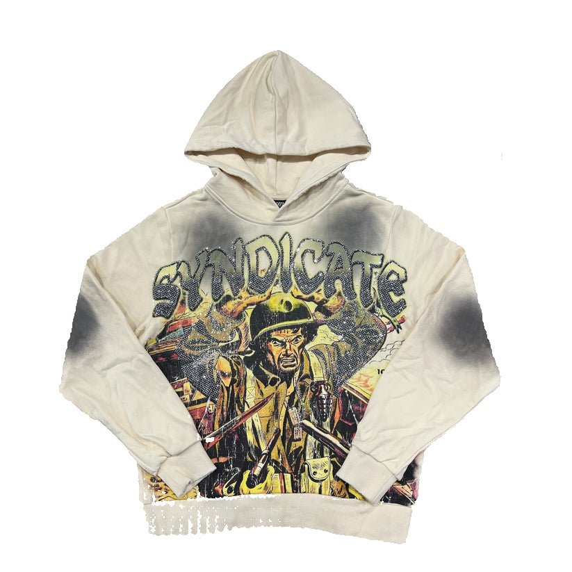 邦楽 HOUSESIDE MIND WAR SYNDICATE WAR HOODIE – BLUE CITY NYC