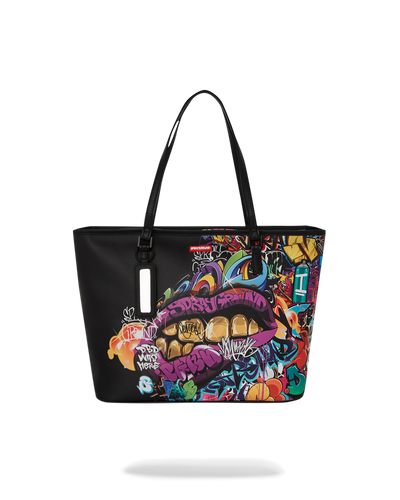 SPRAYGROUND HALF GRAFF LIPS TOTE PERSS