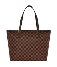 Load image into Gallery viewer, SPRAYGROUND CORE EMBOSSED CHECK TOTE PERSS