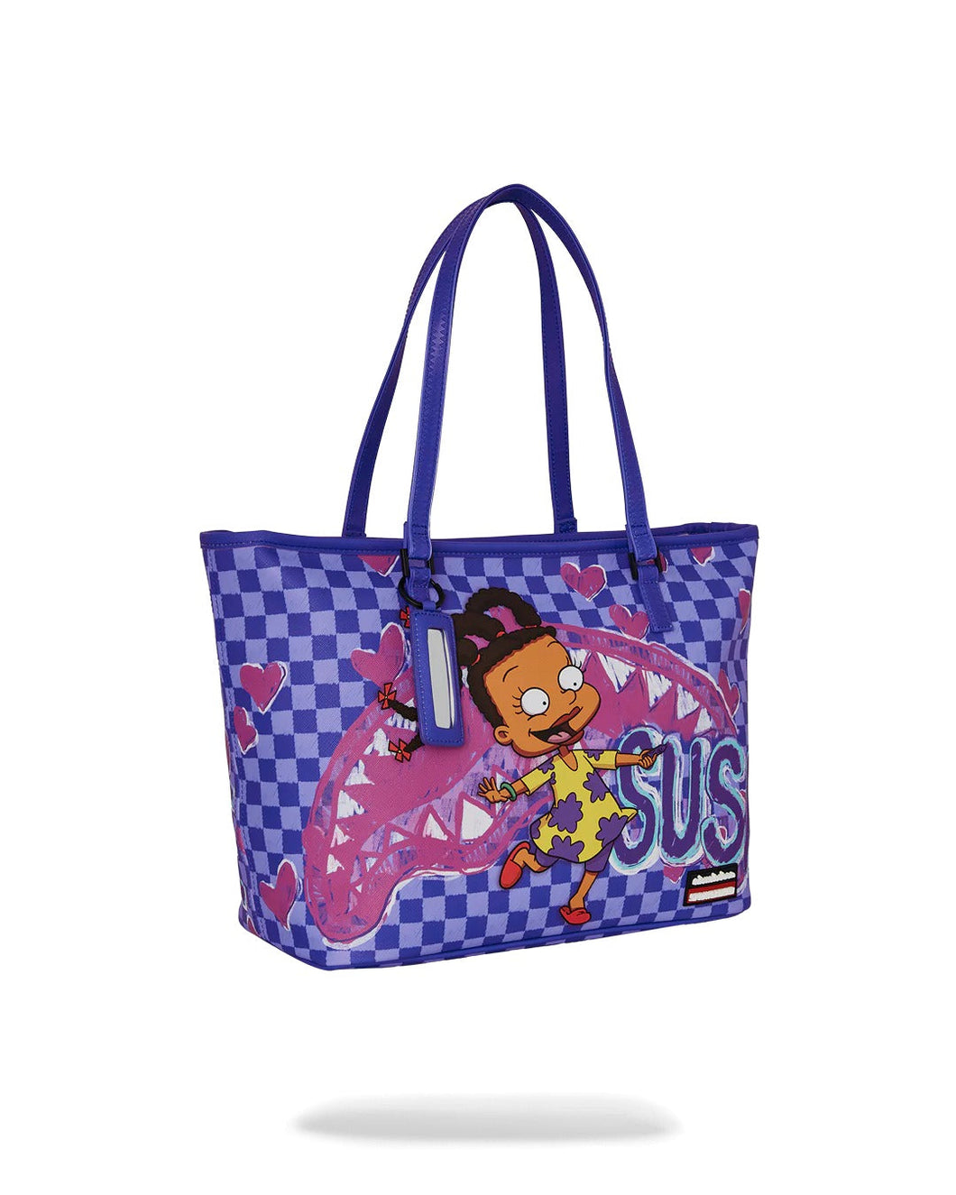 SPRAYGROUND SUSIE CRAYON SHARK MESSENGER TOTE